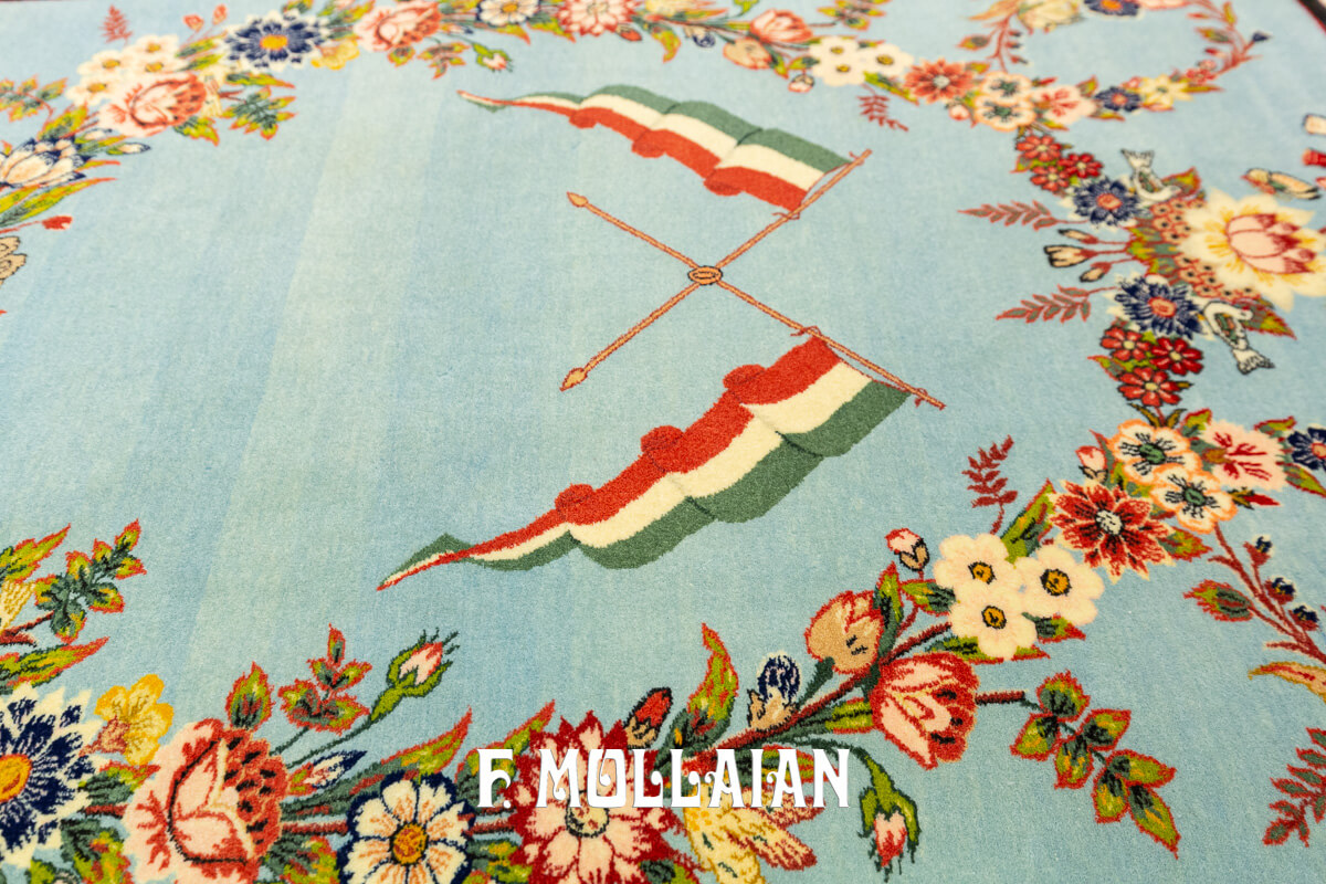 Isfahan Rug Qajar Silk Warps Extra Fine n°:956621